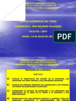UFG - IEC 1 - Normas Academicas Del Curso - Ciclo 02 - 2014