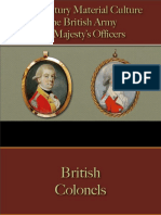 Military - British Army - His Majesty's Officers 1730 - 1785