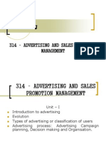 Advertising and Sales Promotion Management