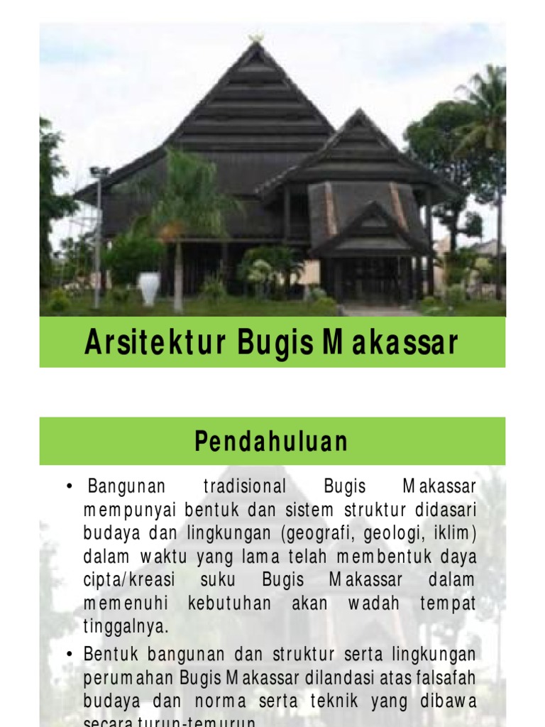Gambar Rumah Adat Mandar - Desain Rumah Adat Bugis  Good 