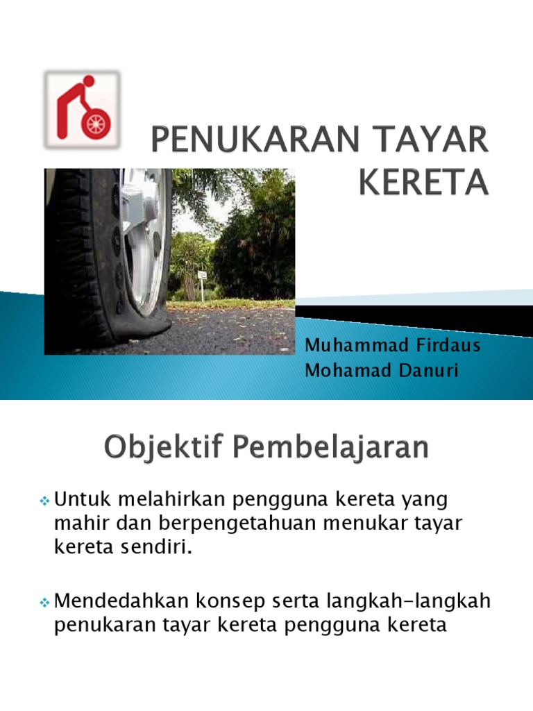 Topik 1 Penukaran Tayar Kereta Pdf