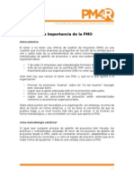 PM4R - La Importancia de La PMO