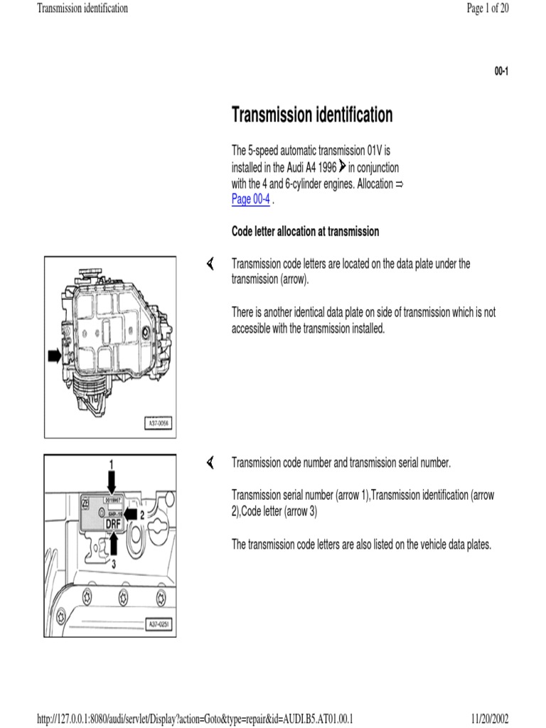 00-1 Transmission Id | Automatic Transmission (43 views)