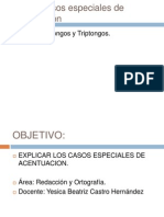 Casos Especiales de Acentuación