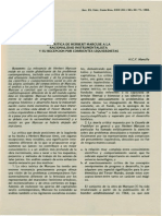 La Critica de Herbert Marcuse A La Racionalidad Instrumentalista Y Su Recepcion Por Izquierdistas