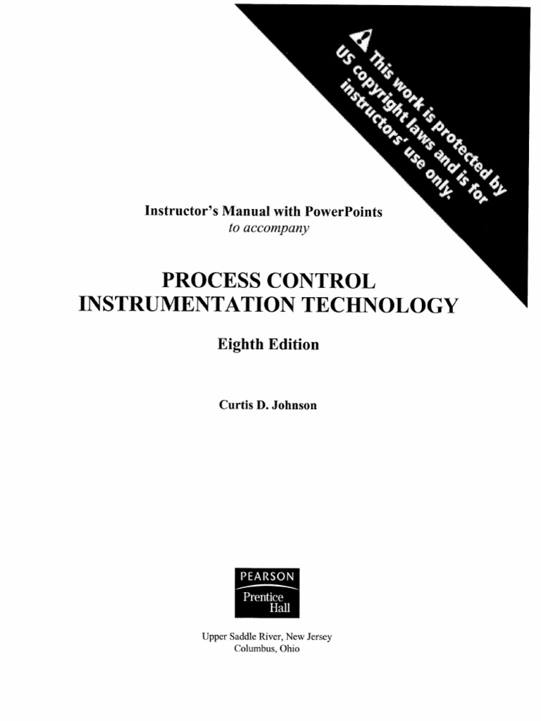 Process Control Instrumentation Technology - Curtis D. Johnson | PDF