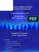 FSAE Team Organization by Michael Royce