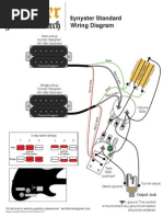 $ynyster Standard Wiring Diagram: Neck Pickup Duncan Designed HB-108n Detonator