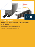 User Guide Sika Carbodur, Template For Translation v1.0