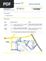 OneTravel - Booking Confirmation Print Details  Ticket 