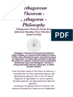 Pythagorean Theorem Proofs From Spherical Standing Wave Structur