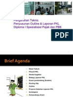 Briefing Laporan Pelaksanaan PKL 2014