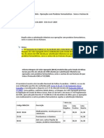 Lista PRD NCM Sub Tributária