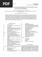 Modelling, Simulation and Sensitivity Analysis of Steam - M e T H A N e Reformers