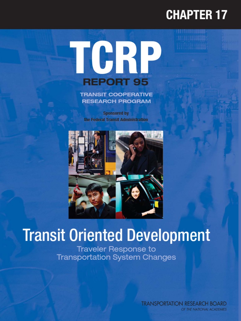 Transit Oriented Development - Traveler Response To Transportation ...