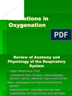 Alterations in Oxygenation