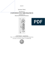 Saouma - Continuum Mechanics and Elements of Elasticity Structural Mechanics