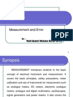 Measurement and Error