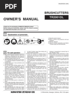 Komatsu Zenoah Tr2001dl