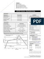 CAT/CAY 16 Series - Chip Resistor Arrays: Features