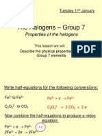 The Halogens - Group 7