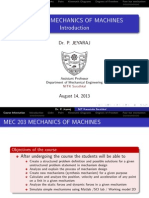 Mechanics of Machines Intro