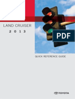 TOYOTA Owners Manual LandCruiser 2013