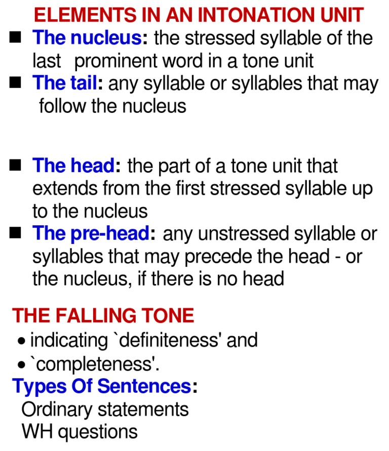 Understanding Intonation Units and Tones | PDF