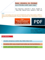 Review Paper "A Novel Konsep For Renewable and Alternatif Technology"