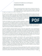 Breve Comentário Sobre o Princípio Da Parol Evidence Rule