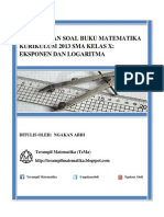 Pembahasan Soal Buku Matematika Kurikulum 2013 Eksponen Dan Logaritma