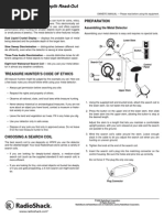 Preparation: Assembling The Metal Detector