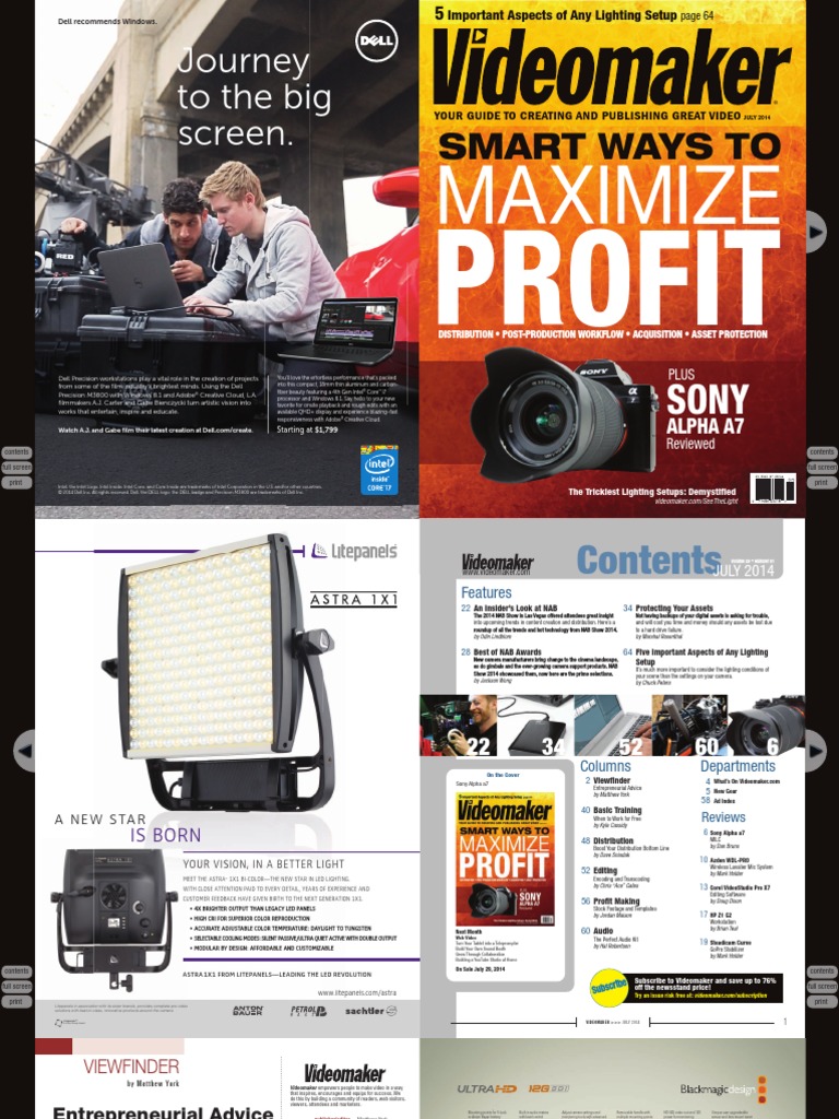 Videomaker 2014-07 | PDF | Mirrorless Interchangeable Lens Camera | Camera