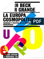 La Europa Cosmopolita. Sociedad y Politica en La Segunda Modernidad - ULRICH BECK