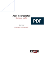 Acer Incorporated Company Prof 2005 en