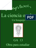 GA 013 - LA CIENCIA OCULTA - Un bosquejo - RUDOLF STEINER - español