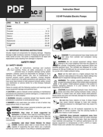 EnergePac Manual 1/2 HP Portable Electric Pump