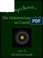GA 013 - DIE GEHEIMWISSENSCHAFT IM UMRISS - RUDOLF STEINER - deutsch
