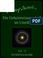 GA 013 - DIE GEHEIMWISSENSCHAFT IM UMRISS - RUDOLF STEINER - Deutsch