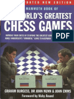 The Mammoth Book of the World's Greatest Chess Games (Mf Graham Burgess,Gm John Nunn, Gm John Emms)