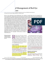 Diagnosis and Management of Red Eye