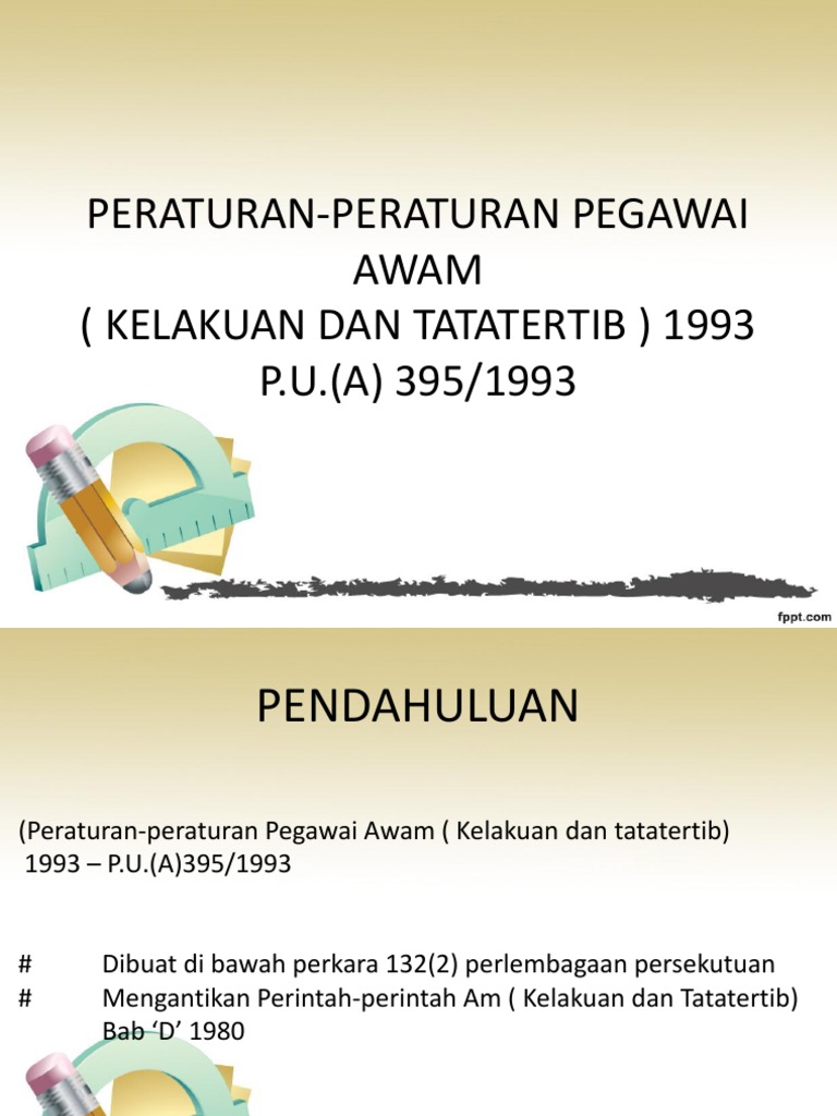 Peraturan Peraturan Pegawai Awam Pdf