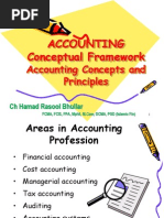 Accounting Conceptual Framework: Accounting Concepts and Principles