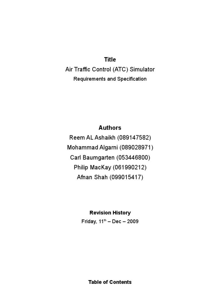 ATC Simulator 1 | PDF | Air Traffic Control | Aviation