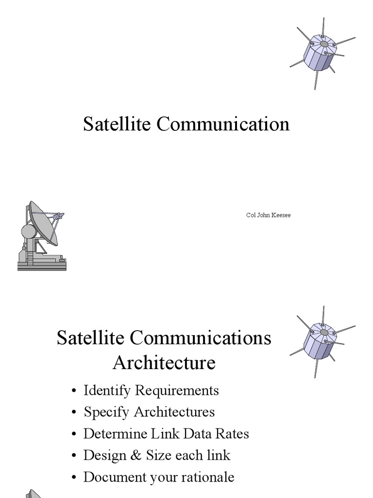 Satellite Communications | PDF | Data Compression | Computer Data