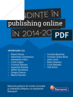 Tendinte in Publishing Online in 2014_2015