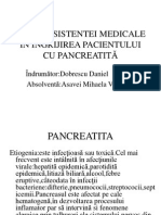 Rolul Asistentei Medicale În Îngrijirea Pacientului Cu Pancreatită