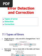 Error Detection Correction