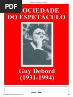 A Sociedade do Espetáculo - Guy Debord