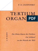 P.D. Ouspensky - Tertium Organum - Der Dritte Kanon Des Denkens